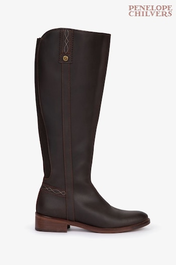 Penelope Chilvers Rein Riding Brown Boots (B14309) | £399