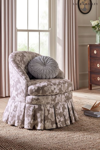 Laura Ashley Fleetham Haze Chestnut Brown Fifield Accent Chair (B14318) | £499