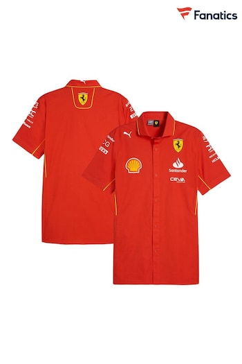 Fanatics Red Scuderia Ferrari 2024 Team Shirt (B14322) | £95