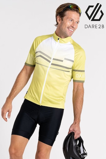 Dare 2b Yellow AEP Revolving Short Sleeve Jersey T-Shirt (B14628) | £49