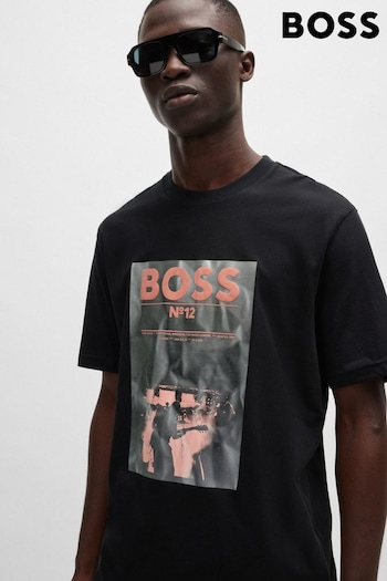 BOSS Black Music Graphic Print T-Shirt (B14635) | £45
