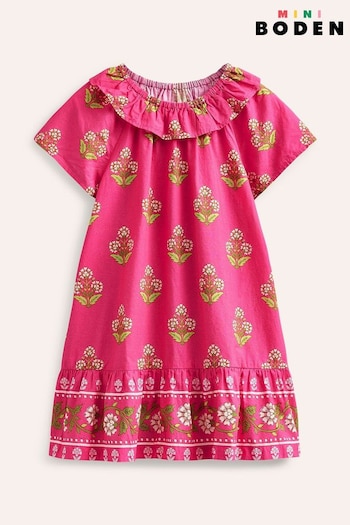 Boden Pink Pull-On Holiday Dress (B14744) | £25 - £29