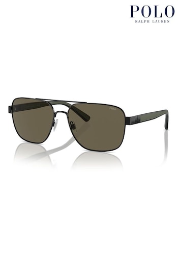 Polo Ralph Lauren Ph3154 Pillow Black Sunglasses (B14813) | £156