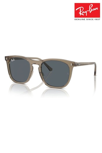 Ray-Ban Rb2210 Square Brown Sunglasses (B14818) | £138