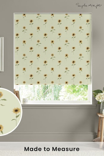 Sophie Allport Green Sunflowers Made to Measure Roman Blinds (B15167) | £79