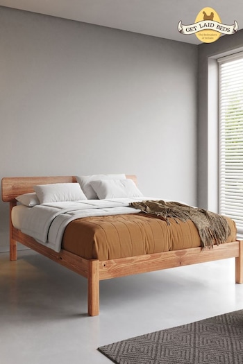 Get Laid Beds Cinnamon Tan The Deco Solid Wood Bed (B15223) | £780 - £1,020