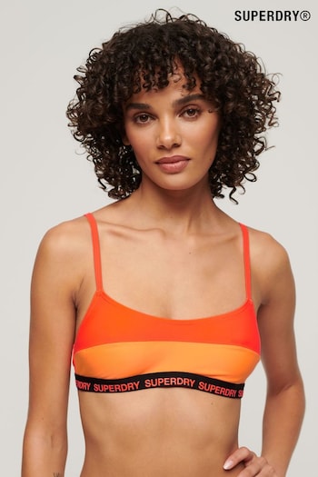 SUPERDRY Orange SUPERDRY Elastic Bralette Bikini Top (B15325) | £33