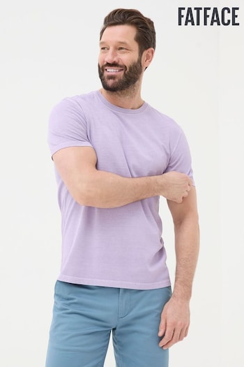 FatFace Purple Lulworth Crew T-Shirt (B15356) | £25