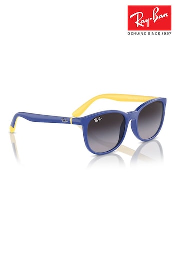 Ray-Ban Junior Blue Rj9079S Square Sunglasses Grau (B15615) | £71