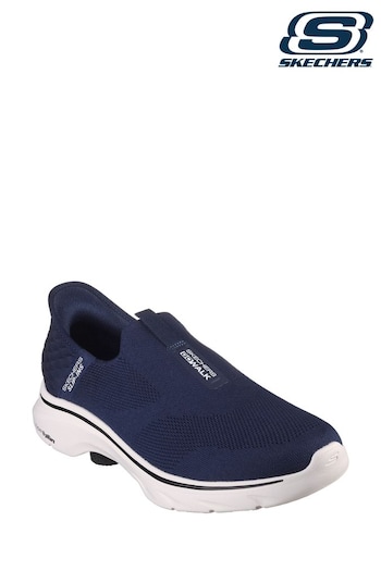 Skechers 220027-NVGD Blue Easy On 2 Shoes (B15690) | £89