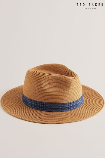 Ted Baker Natural Hurcann Fedora Hat (B15717) | £45