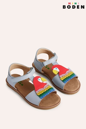 Boden Blue Fun Leather Sandals (B15804) | £39 - £44