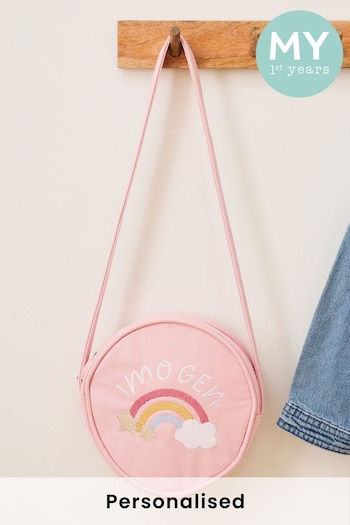 Personalised Rainbow Pink Handbag by My 1st Years (B15882) | £18
