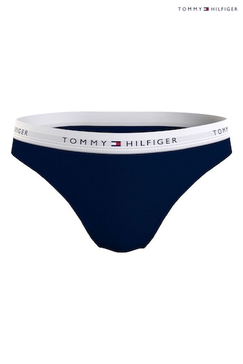 Tommy Preto Hilfiger Blue Iconic Curve Bikini knickers (B16084) | £21