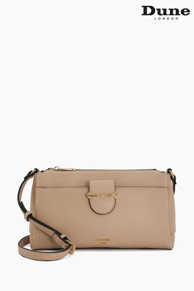 Calvin Klein faux leather messenger bag Schwarz Anatomia fmedShops Buy Women s Bags Nude Dunelondon Online
