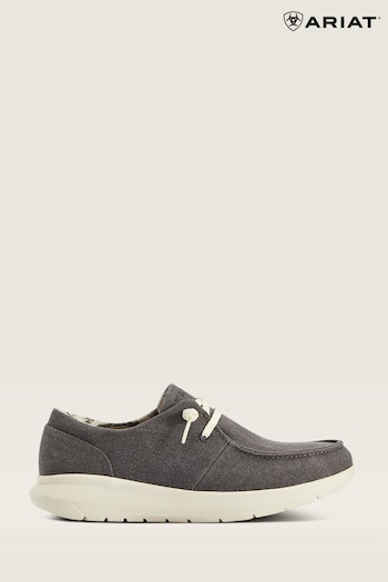 Ariat Hilo Casual Canvas Black Shoes (B16348) | £65