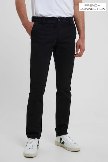 French Connection Stretch Black Chino Trousers Mini (B16617) | £40