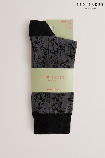 Ted Baker Sokkelv Black Horse Pattern Socks (B16706) | £10