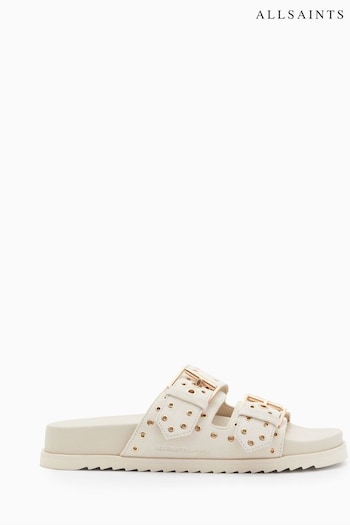 AllSaints Khai White Sandals (B16731) | £159