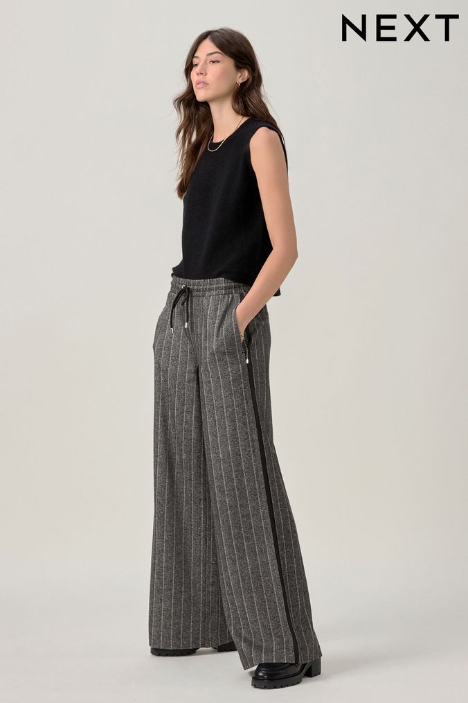 Women s Petite Wide Leg Trousers Petite Palazzo Pants Next UK