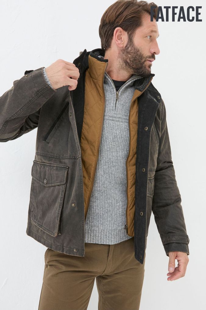 FatFace Mens s Coats Jackets Next Official Site