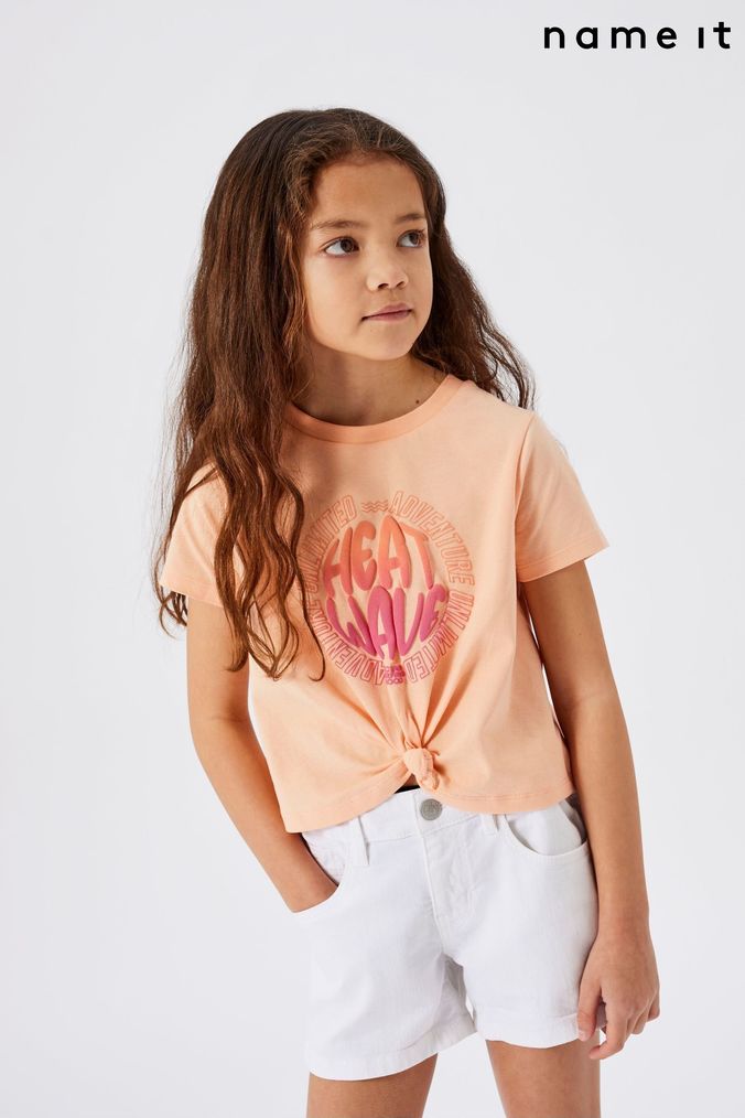 Next white denim shorts top