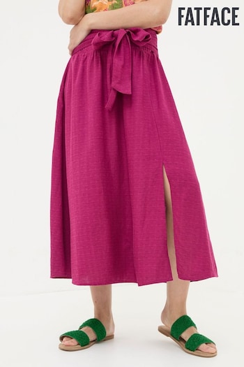 FatFace Purple Sascha Midi Skirt (B17481) | £48