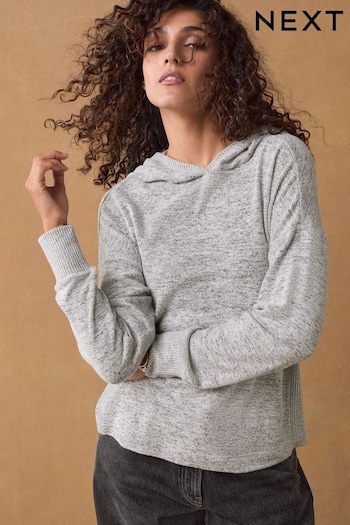 Grey Lightweight Jersey Cosy Hoodie (B17718) | £27