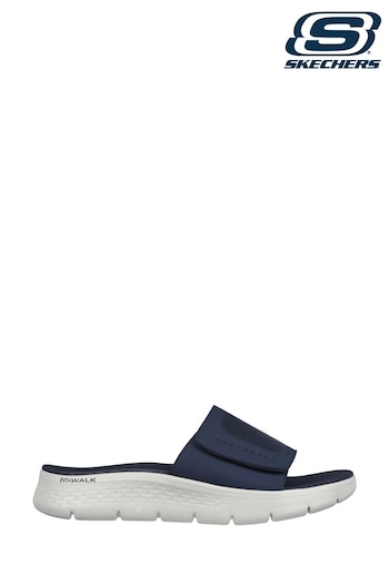 Skechers EUZ Blue Go Walk Flex Sandals Sandbar Mules (B17753) | £54