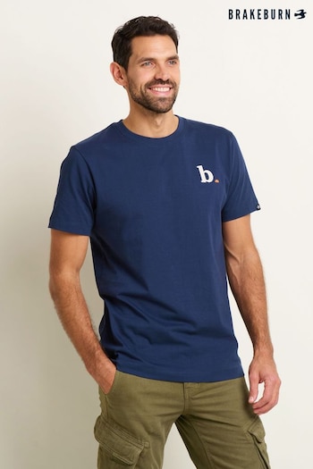 Brakeburn Blue Logo T-Shirt (B17850) | £27