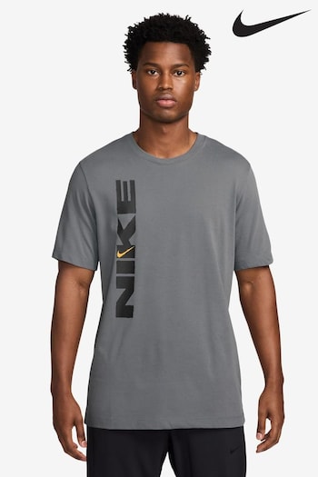 nike trainer Grey Dri-FIT Training T-Shirt (B17876) | £30