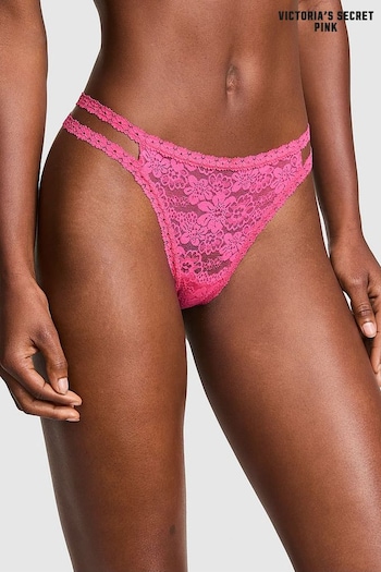 Victoria's Secret PINK Pink Rose Thong Knickers (B20164) | £9