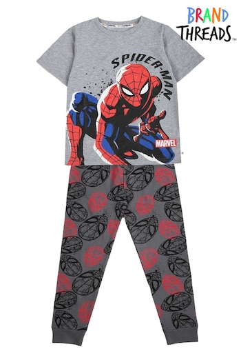 Brand Threads Grey Boys Spider-Man Pyjamas (B20211) | £19