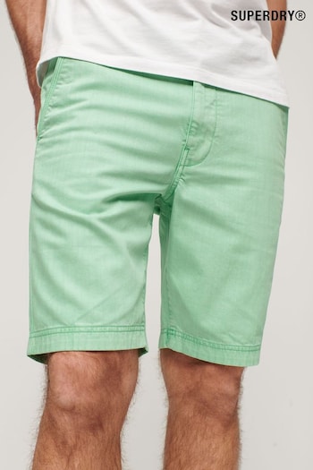 SUPERDRY Green SUPERDRY Officer Chino Shorts (B20655) | £45