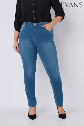 Curve High Waisted Skinny Jeans heels (B20944) | £36