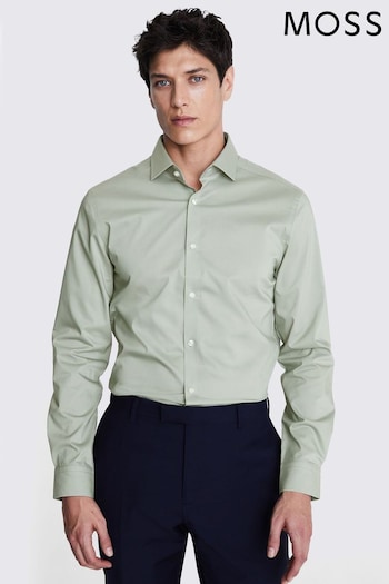 MOSS Slim Fit Single Cuff Stretch Shirt (B20990) | £35