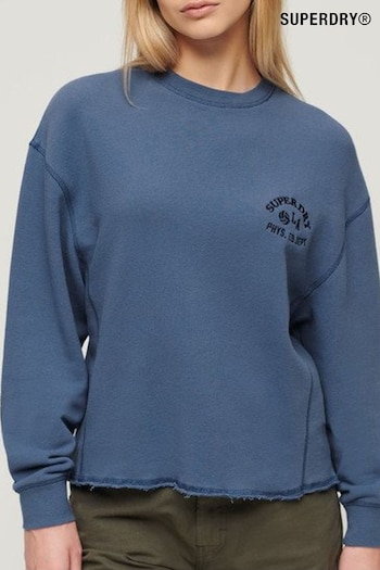Superdry Blue Essential Sweatshirt (B21023) | £35