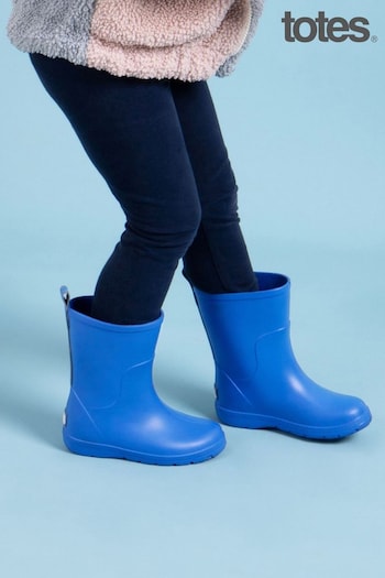 Totes carrying Blue Childrens Charley Welly Boots (B21175) | £20
