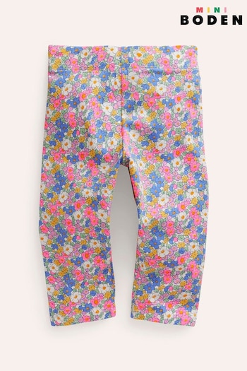 Boden Pink Fun Cropped Leggings pleat-detail (B21178) | £13 - £15