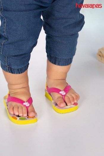 Havaianas Baby Yellow Peppa Pig Sandals (B21358) | £22