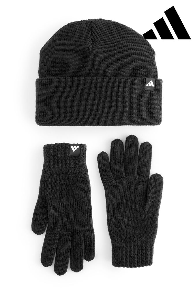 Adidas winter hat and gloves clearance