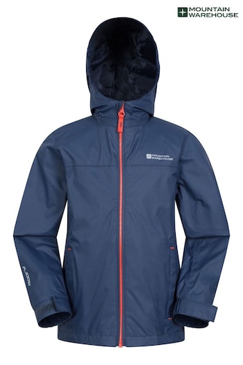 Mountain Warehouse Blue Kids Torrent Waterproof Jacket (B21461) | £35
