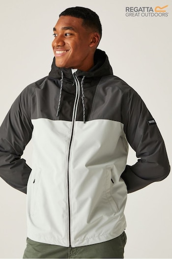 Regatta Grey Regatta Mens Belcastel Waterproof Hooded Jacket (B21566) | £63