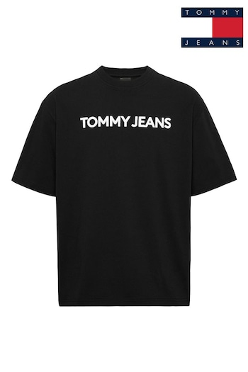 Tommy Jeans Slim Dark Blue Essential Flag T-Shirt (B21772) | £40