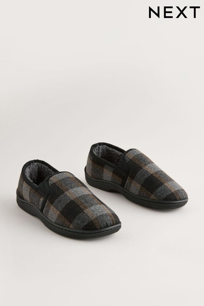 Next mens slippers sale sale