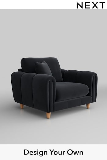 Plush Velvet Easy Clean/Charcoal Odella (B22011) | £425 - £1,475