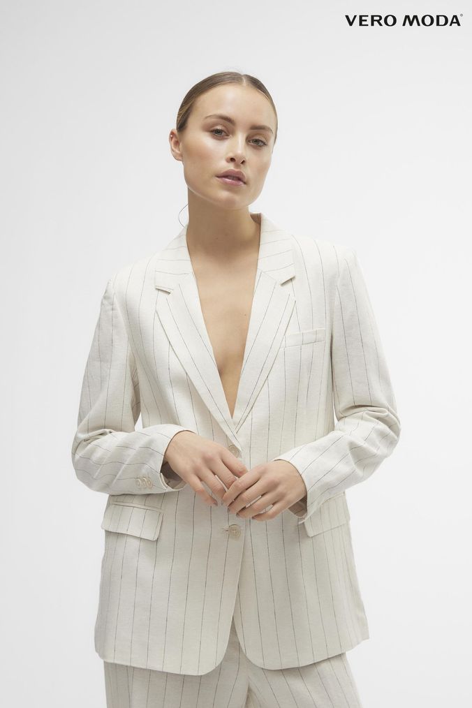 Next cream blazer discount