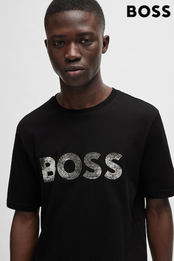 BOSS Black Chest Graphic Logo T-Shirt (B22037) | £59