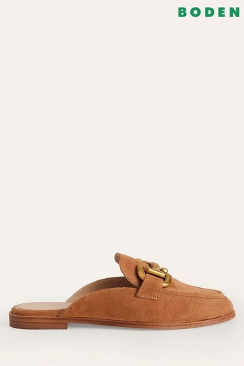 Boden Brown Iris Snaffle Mule Loafers (B22238) | £90