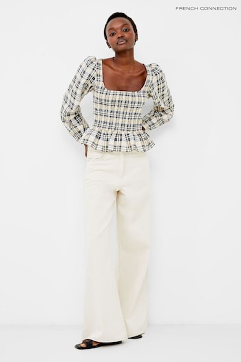 French Connection Ivy Check Top (B22267) | £55